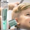 Quiet Baby Hair Clippers - Ultra Quiet Baby Hair Clipper Rechargeable, Wear Resistant Kid Hair Clippers | Waterproof Children Silent Hair Trimmer, Powerful Electric Kids Hair Cutter for Haircut view 2