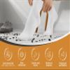AC BASICS Men's & Women Diabetic Crew Style Physicians Approved Circulatory Cotton Socks, Non-binding 6 Pairs view 2