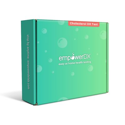 empowerDX Cholesterol Production & Absorption Test Kit - at-Home Test Kit - Results Within 4 Days