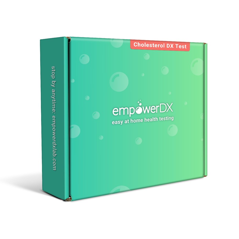 empowerDX Cholesterol Production & Absorption Test Kit - at-Home Test Kit - Results Within 4 Days