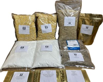 Outlaw X Deluxe Master Distillers Mash Ingredients Kit for Bourbon Shine includes Malted Grains, Yeast, Charcoal, Oak Chips and More!