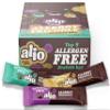 Alio Protein Bars - 3-Flavor Combo Box (12 Bars)  Free From The Top 9 Food Allergens, High Protein, Low-Calorie, Vegan, Gluten-Free, Nut-Free, Non-GMO, Plant-Based, Seed Oil Free, Delicious & Healthy Snack view 1