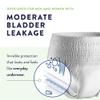 Prevail Per-Fit Daily Protective Underwear, Unisex Adult Disposable Diaper for Men& Women, Extra Absorbency, Large, 44""-58"" Waist, 80 Count Case, White view 4