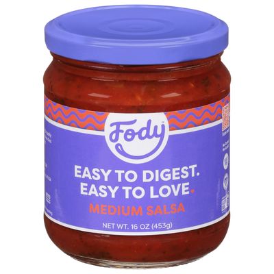 NineLife Basics F.ody Food Co. Medium Low FODMAP Salsa 16 oz (Pack of 6)