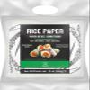 Soeos Rice Paper, White Rice Paper Wrappers, 3 Pack, 102 Sheets-Fresh Spring Roll Wrappers & Dumplings, Non-GMO, Gluten-Free, Low Carb, Vietnamese Rice Wraps (Square, 22cm) view 3