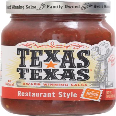 NineLife Basics T.exas Texas Salsa Medium Restaurant Style 16OZ Pack of 6