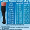 ABSOLUTE SUPPORT (3 Pairs) Opaque Knee High Graduated Compression Socks for Women and Men 20-30mmHg | For Swelling, Edema, Sclerotherapy, Diabetic - Black, Small - A501BL1-3 view 2