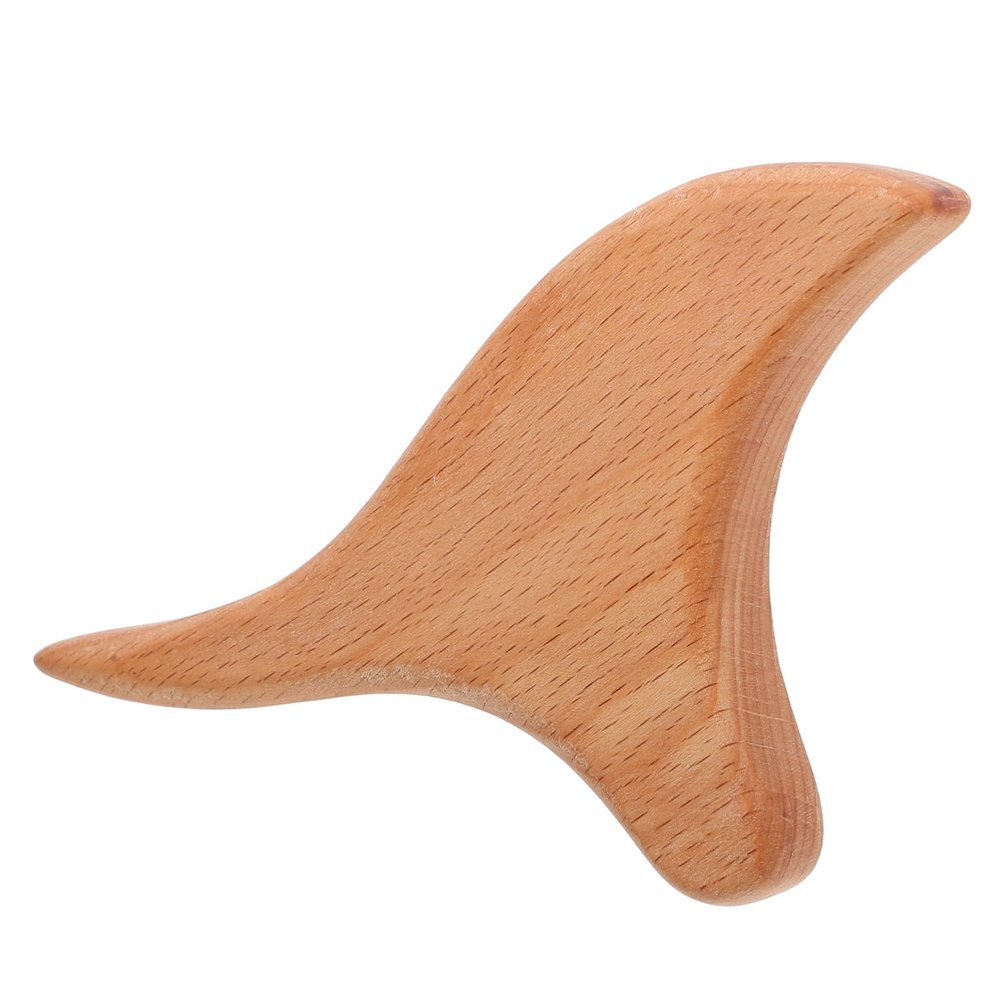 Healeved Wood Gua Sha Tool for Massage Ergonomic Shape for Muscle Fatigue Relieve Guasha Scraper Guasha Board Khaki