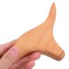 Healeved Wood Gua Sha Tool for Massage Ergonomic Shape for Muscle Fatigue Relieve Guasha Scraper Guasha Board Khaki view 3