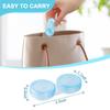 KAOPET 50 Pack Contact Lens Cases, Transparent Contact Cases Bulk in 5 colors, Cute Contact Lenses Case Leak-proof, Eye Contact Case for Home and Travel view 4