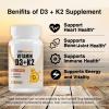 BIO POTENTIA Vitamin D3 K2 (MK7) Softgel Supplement, Vitamin D3 5000 IU & K2 100MCG with MCT Oil Supplement, Immune Support, Bone & Teeth Health, Gluten-Free, Non-GMO|90 Softgels view 3