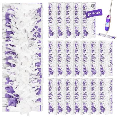 20 Pack Disposable Mopping Pads Compatible with Swiffer PowerMop Multi-Surface Mop Pad Refills and Swiffer PowerMop Wood Mop for Floor Cleaning, Powerful and Efficient Clean Pads Replacement