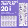20 Pack Disposable Mopping Pads Compatible with Swiffer PowerMop Multi-Surface Mop Pad Refills and Swiffer PowerMop Wood Mop for Floor Cleaning, Powerful and Efficient Clean Pads Replacement view 3
