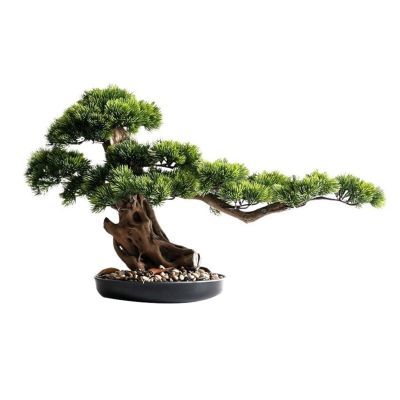 YXIANG56Q Fake Plants Artificial Bonsai Entryway Living Room Greenery Large Fake Tree Hotel Decorations Zen Ornaments Bonsai Tree