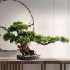 YXIANG56Q Fake Plants Artificial Bonsai Entryway Living Room Greenery Large Fake Tree Hotel Decorations Zen Ornaments Bonsai Tree view 4