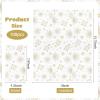 100 Pcs Winter Snowflake Paper Napkins 3 Ply Gold and White Snowflake Christmas Disposable Absorbent Hand Towels Winter Snow Guest Napkins for Holiday Dinner Bathroom New Year Kitchen Table Supplies view 4