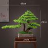 Fake Plants Restaurant Hotel Fake Greenery Potted Plant Fake Pine Tree Coffee Table Ornaments Chinese Decorations Simulation Pine Tree Bonsai Bonsai Tree view 2