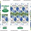 100 Pcs Christmas Paper Napkins 3 Ply Blue Xmas Ball Pine Branch Disposable Absorbent Hand Towels Christmas Guest Napkins for Winter Holiday Party Lunch Dinner Bathroom Kitchen Supplies Decorations view 4