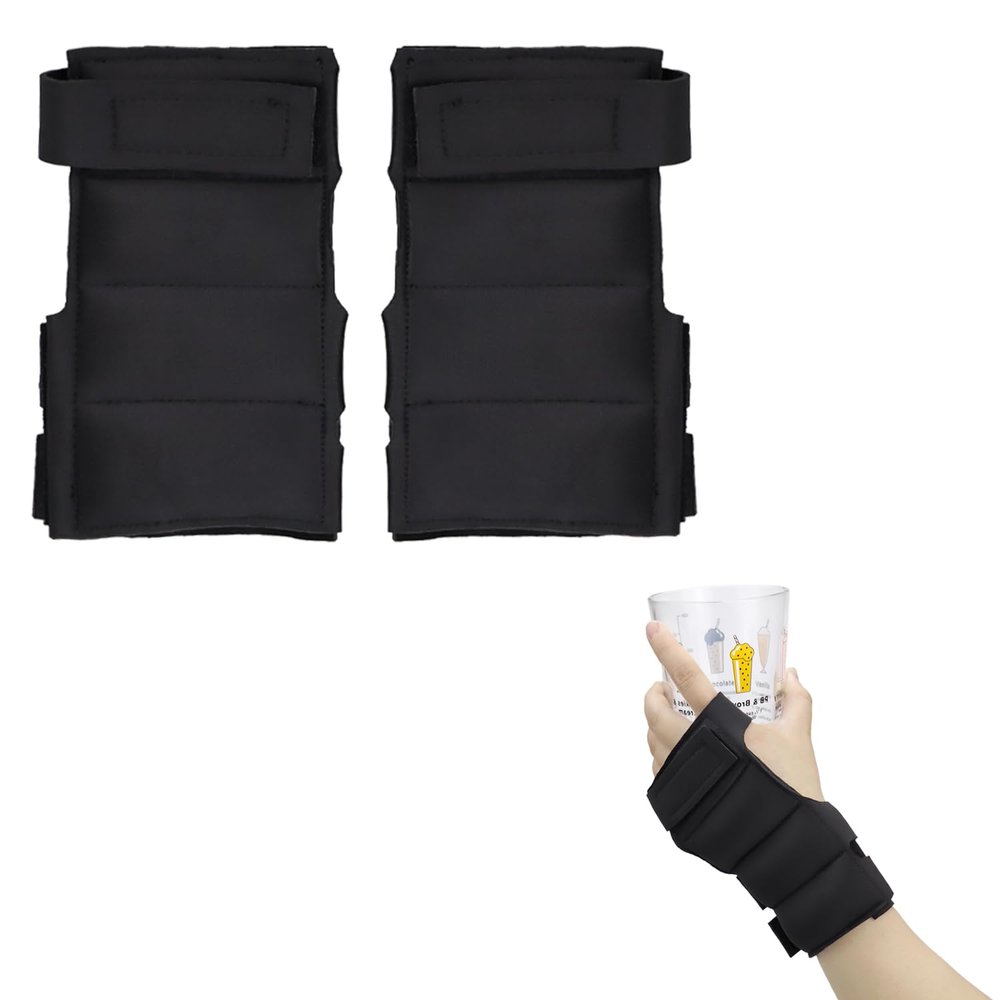 1 Pair Weighted Gloves for Tremors Perfect Writing Weights & Hand Strengthening Tool Adjustable Weights Glove for Parkinsons Essential Tremors Patients