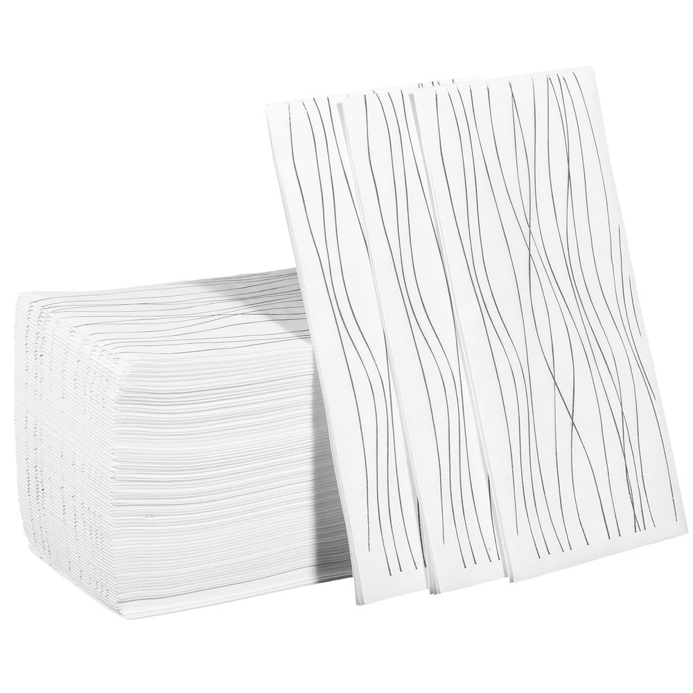 100 Pack Disposable Hand Towels Guest Dinner Napkins Paper Hand Towels Soft and Absorbent Bathroom Napkins Disposable Party Napkins for Wedding Powder Room Dinners or Events