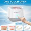 Exluvon Ultrasonic Retainer Cleaner 45kHz, 250ML Portable Ultrasonic Cleaner, Professional Retainer Cleaner Machine for Dentures, Mouth Guard, Aligner and Jewelry view 3