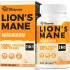 50X Strength Potency Brain Supplements for Memory and Focus - 1400mg Lions Mane Supplement Capsules | Natural Nootropics Brain Supplement for Cognitive, Clarity, Concentration & Energy - 60 Capsules view 1