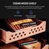 AWAYDD Humidors Cigar Cabinet, Electronic Cigar Moisturizing Cabinet Dual Core Refrigeration Integrated Chassis, Cigar Cabinet Touch Screen Design 50L 300Pcs Capacity view 3