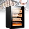 AWAYDD Electric Cigar Humidors Temperature Control Cabinet, 300 Cigars Capacity Cooling Cigar Fridge With Spanish Cedar Wood Shelves Drawer, For Home Office and Bar, 20240719 view 1