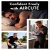 AIRCUTE Men Urine Incontinence Underwear Fly Front Opening Absorbent Leak Proof Boxer Brief for leaks 60 ML 3 Pack(Small, 3 Gray) view 2