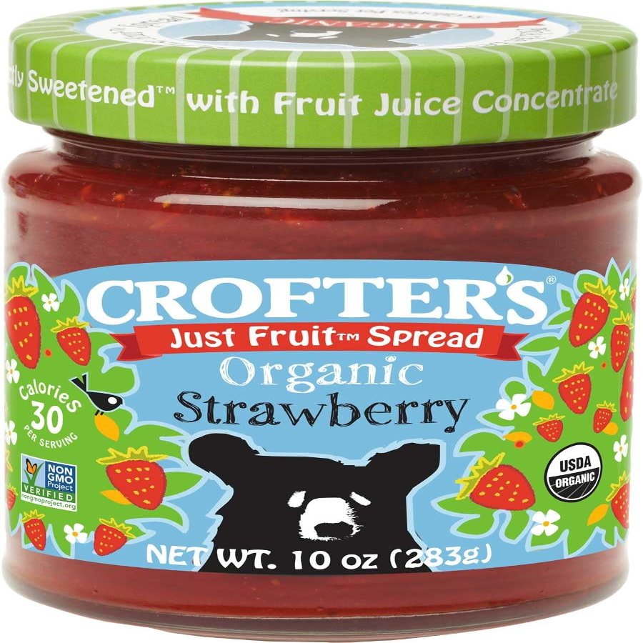 C.rofters Organic Strawberry Fruit Spread 10 oz (Pack of 6)