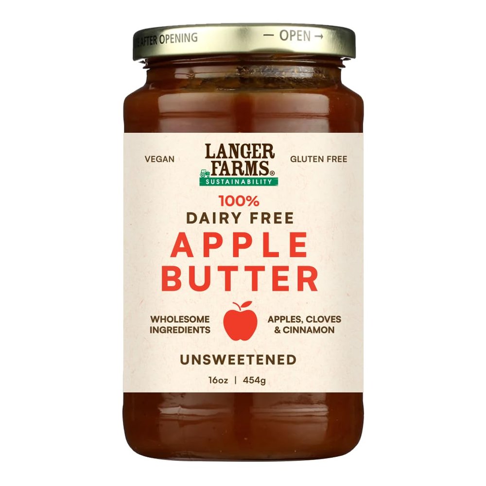 L.angers Unsweetened Apple Butter Beyond 16 oz (Pack of 12)