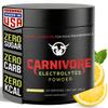Carnivore Electrolytes Lemon Keto Electrolytes Powder, 90 Servings - Daily Electrolyte Hydration Powder, Sugar Free Electrolytes, Zero Calories - Good for Carnivore Diet, Preworkout, & Post Workout view 1