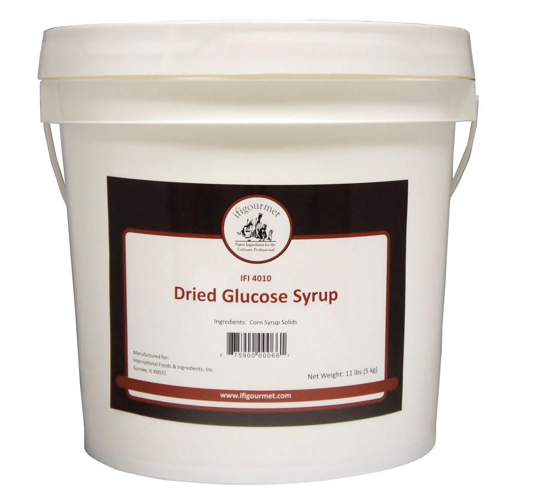 Glucose Syrup Powder, 11 Pound Container - Ideal for Baking, Candy Making, and Professional Kitchens