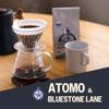 Atomo Bluestone Lane Flagstaff Remix Roast. Atomo Ground Coffee Collaboration, Sustainable Low-Acid Ground Coffee for Drip, French Press, and Pour-Over  12oz (340g) view 3