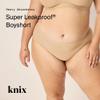 KNIX Super Leakproof No-Show Boyshort - Period Underwear for Women - Machine Washable, Reusable - Warm Sand, Medium (1 Pack) view 2