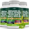 NEW AGE Oregano Oil Garlic Extract Olive Leaf with Astragalus - Supplement for Women and Men - 180 Count view 1