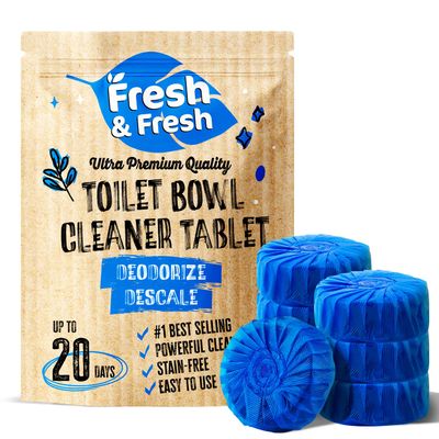 Disposable Toilet Bowl Cleaners(15 Tablets) Odor Eliminator, Fresh Scent, Multipurpose Residential and commercial Toilet Cleaners 2-3 week Lasting Toilet Bowl Cleaner