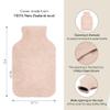 2.0L Fashy Hot Water Bottle with Barker Textiles 100% Wool Cover (Beige) Hot Water Bag with Cover view 2