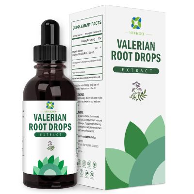 MuuKoo Valerian Root Liquid Drops Valerian Root Extract Liquid Valeriana officinalis, Herbal Supplement,Support Sleep, Calm and Stress Relief,1-Ounce