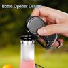 BAIYONGD Torch Lighter, Clock Dial Keychain Lighter, Cool Lighter, Red Flame Refillable Butane Lighter Adjustable Flame with Clock Dial for Camping Grill Fireplace Candle Man Birthday Gifts, Black view 3
