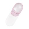 NUOYAQI Pocket Magnifying Glass Small Magnifier with Lights for Seniors, Kids,Pull Type LED Lighted Magnifier 10X, Pink view 1