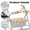 LedBack Maple Leaves Walker Accessories Thanksgiving Walker Seat Cover Cushion Machine Washable Rollator Seat and Back Rest Covers Thanksgiving Decor Walker Covers Dust Cover view 4