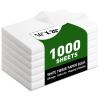 1000 Sheets White Tissue Paper, 14" X 20" Tissue Papers Bulk for Christmas Wedding Birthday Showers Valentine's Day Flower Decoration, Tissue Paper for Gift Bags, Crafts, Packaging, Storage, Art view 1