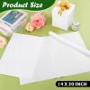 1000 Sheets White Tissue Paper, 14" X 20" Tissue Papers Bulk for Christmas Wedding Birthday Showers Valentine's Day Flower Decoration, Tissue Paper for Gift Bags, Crafts, Packaging, Storage, Art view 2