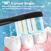 GERAGER Toothbrush Replacement Heads Compatible with with Philips Sonicare and More Click-on Handles, Tooth Brush Head 12 Pack Black view 4