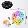 Wopanxye Weekly Pill Organizer, 7 Day Pill Box Daily Reminder, Portable Vitamins Case, Large Capacity Compartments, Travel Pill Container for Fish Oil, Medicine Supplement, Medication, Tablet, Capsule view 2