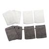 FOMIYES 10pcs Face Cleaning Gloves Soft Makeup Mitts for Gentle Skin Care Reusable and Washable Face Scrubber for Daily Cleansing for Home and Travel Use view 1