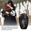 JAGSHASHI Owl Urn - Cremation Urns for Women - Urn for Ashes Adult Male - Cremation Memorial - Cremation Companion Urns - Funeral Urn (10 inch Pack of 1) view 3