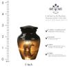 JAGSHASHI Bear Urn - Keepsake Urn - Urn for Human Ashes - Urns for Ashes Adult Female - Memorial Urn - Ash Urns for Humans (3 inch Pack of 2) view 2