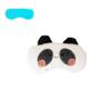 1Pcs Sleep Eye Mask Ice Hot Compress to Relieve Fatigue Summer Light Color Breathable Summer Breathable Blackout Sleep Eye Mask, Send Ice Bag (Black and White) view 1